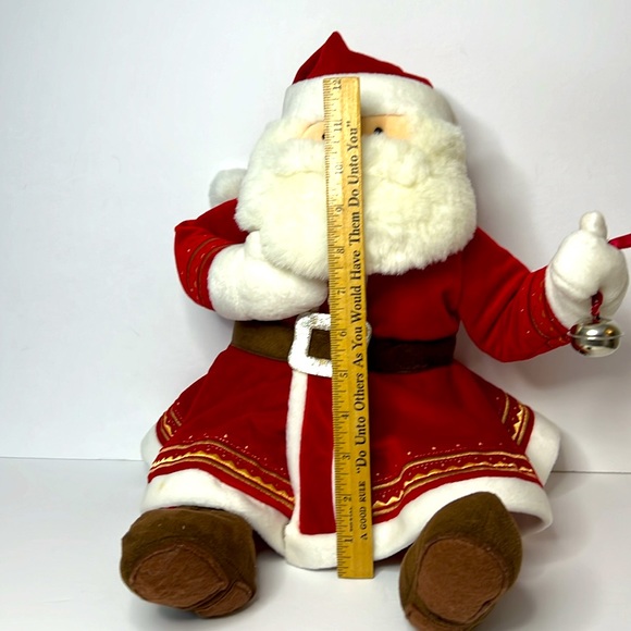 Hallmark The Polar Express Talking Santa Claus Plush Christmas Jingle Bell - Picture 3 of 10